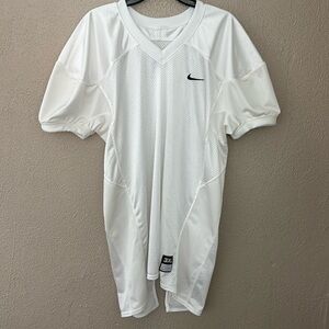 Nike Athletic Men’s Team Defender Football Jersey, 3XL, White